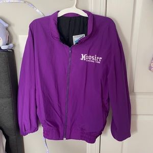 Vintage purple hoosier jacket